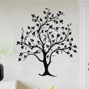 Metal Tree Coat Rack: Decorative Wall Hanger, Nature Wall Art