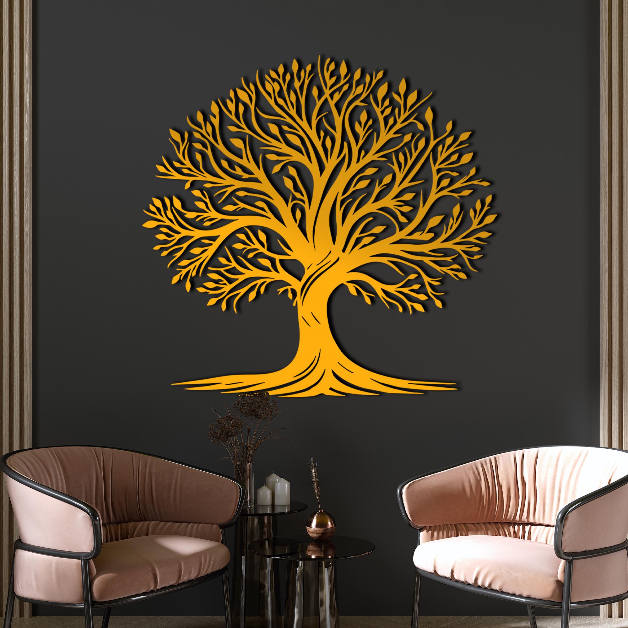 Tree of Life Metal Wall Art: Nature Inspired Decor - Etsy