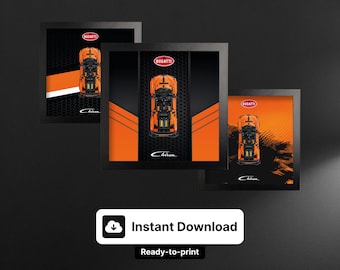 Bugatti Chiron Pur Sport: Fondos de pantalla para el modelo Speed Car 42222 (Descarga digital)