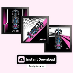 Alpine F1 Racing Team Wall Art: 25x25cm Display Posters (Digital Download)