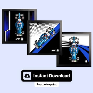 VCARB 01 F1 Racing Car Wall Display: 2024 Season (Digital Printable)
