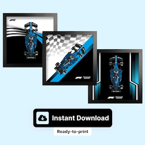 Williams FW46 F1 Wallboard Display: Speed Champions Mini Model (Digital Printable Poster)