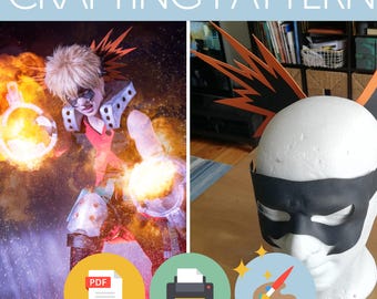 Costume cosplay da eroe | Modello di maschera