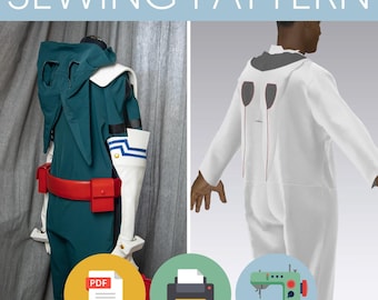 Deku | Cosplay de anime | Patrones de costura