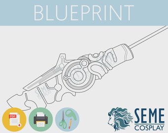 Bow Ancient Arrow Pattern | Lifesize 1:1 Template Blueprint
