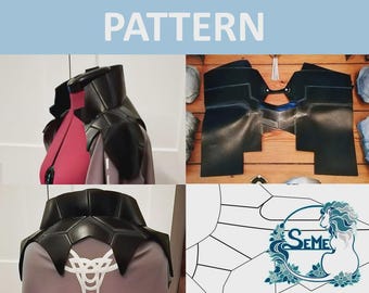 FE3H | Cosplay di Byleth femminile | Set di modelli per armature in schiuma per costumi | SPALLE E PETTO