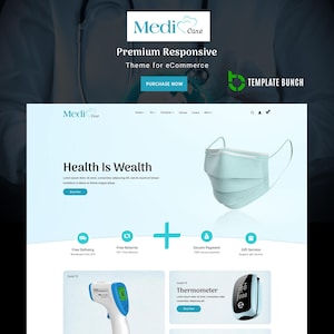 Produtos de saúde Shopify | Modelo de loja médica | Tema Shopify para saúde | Tema de comércio eletrônico médico | Shopify para equipamentos médicos | Shopify