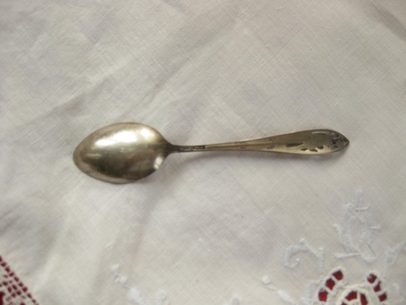 Concord MASS Small Demitasse Collectible Memorabilia Massachusetts State Spoon Souvenir Vintage Sterling Silver Minuteman Spoon Hallmarked