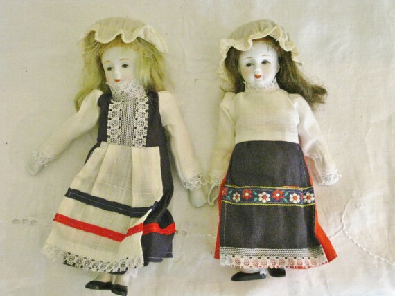 small porcelain dolls