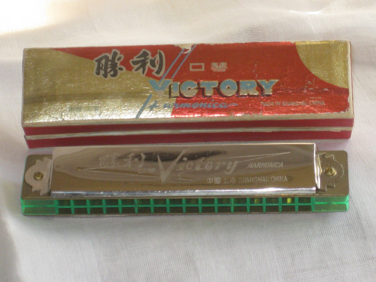 VICTORY Harmonica made in Shanghai China in original box Etsy