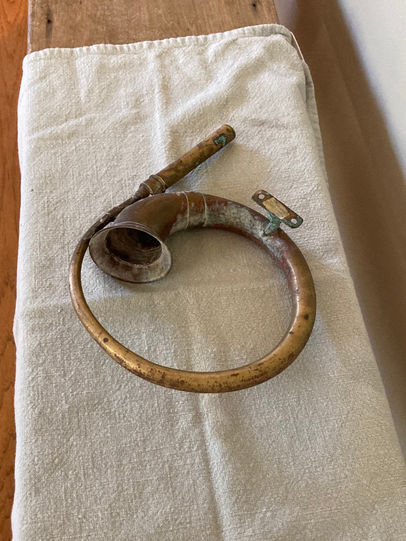 Vintage Brass Car Horn Old and Worn Automobile Part Garage | Etsy