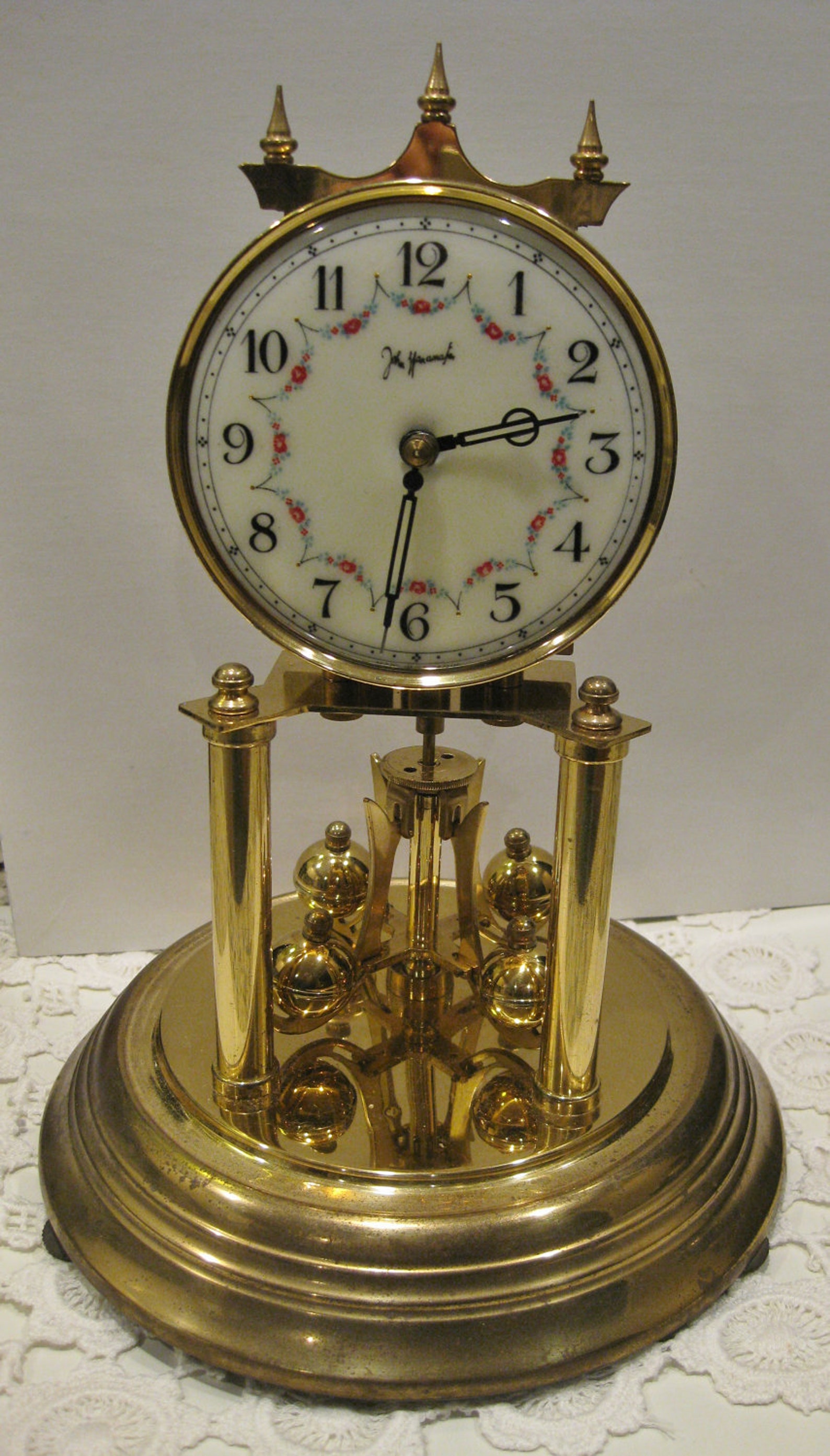 Vintage German 400 day Anniversary Clock John Wanamaker Brass Etsy