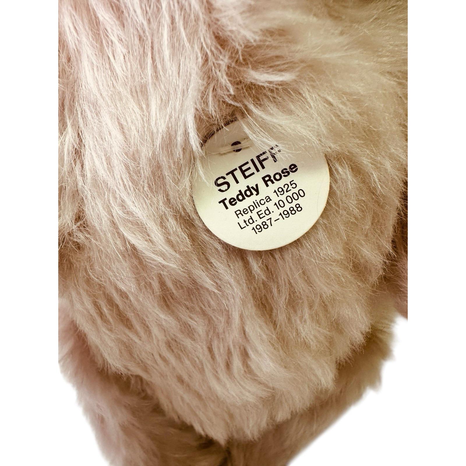 STEIFF Teddy Rose Bear 1987-1988 0171/41 1925 Replica LTD Ed 3324