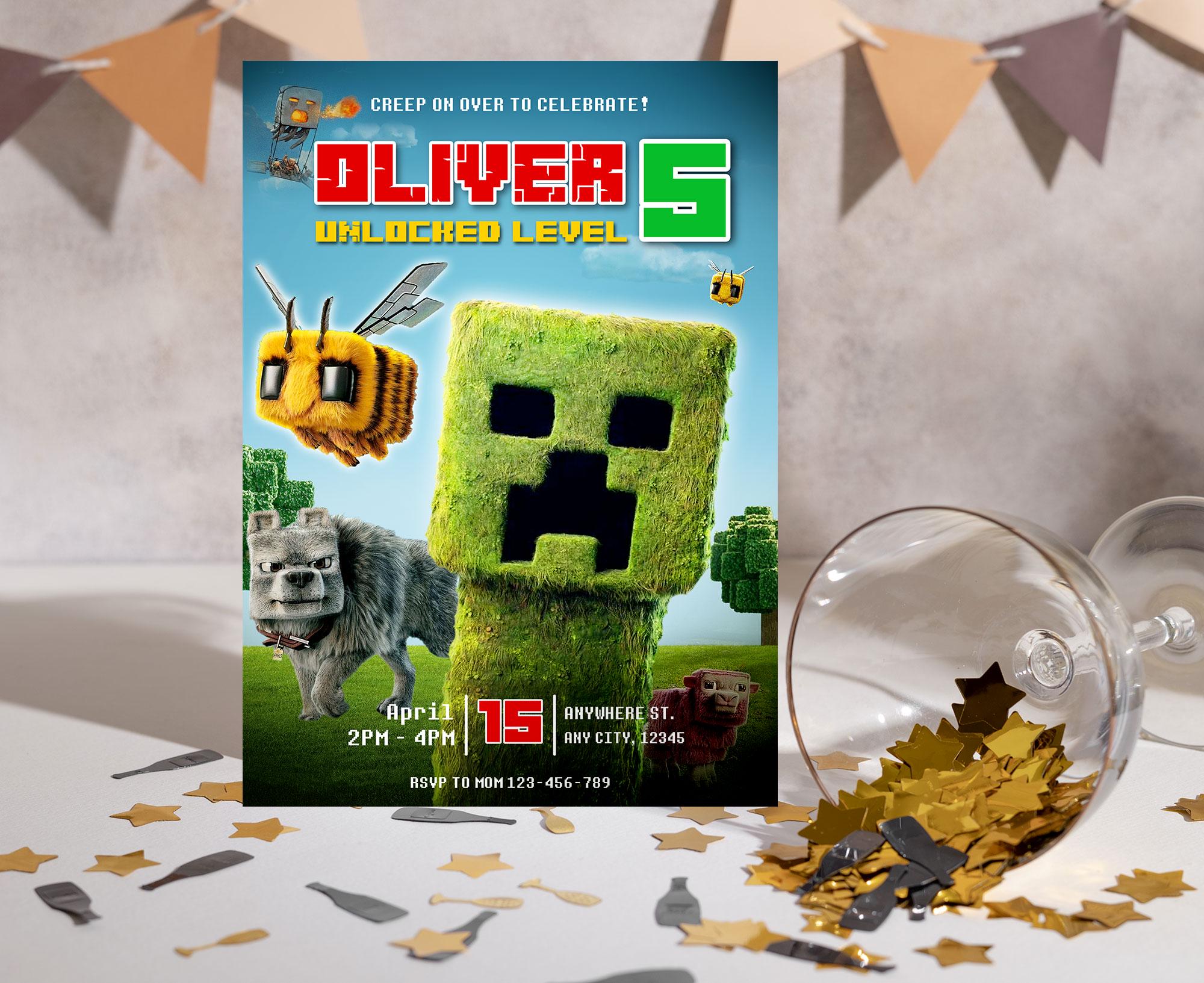 Minecraft Movie Invite (Corjl)
