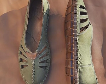 Handgemaakte leren damessandalen, orthopedische schoenen zonder drop, zomerschoenen van natuurlijk rundleer