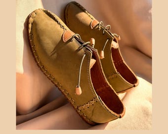 Women Leather Flat Shoes, Leather Sneakers, Zero Drop, Wider Shoes, Grounding, Earthing Slip-on, Wide Toe Box, Women Genuin Leather Oxford