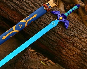 Handmade Stainless Steel Fantasy Hero Sword with Scabbard – Collector Display Cosplay