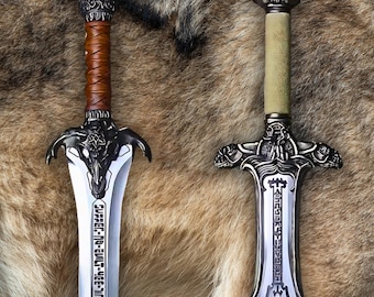 Handmade Conan Atlantean Sword Replicas, Stainless Steel, Cosplay Set