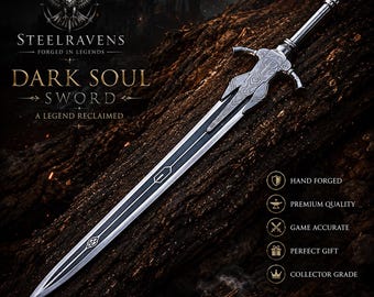 Artorias Greatsword Replica Handmade Carbon Steel Sword, Dark Souls Inspired Fantasy Sword, Collector Gift, Cosplay Sword
