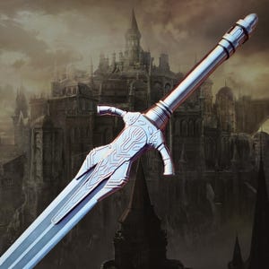 Handmade Dark Souls Artorias GreatSword | Wolf Knight’s Replica Sword | Carbon Steel Gaming Sword | Elden Ring & Bloodborne Collectible Gift