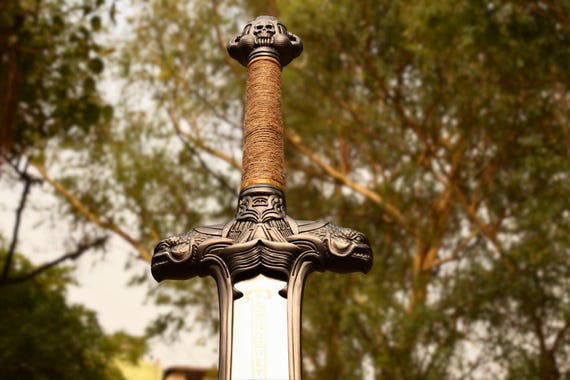 Handmade Conan Atlantean Sword | Stainless Steel Cosplay Prop