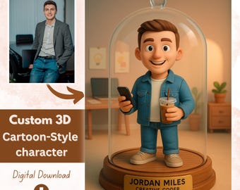 Custom Action Figure Design | Personalized Toy Figure | Gift for Him | Entrepreneur Portrait Art | Custom Toy Packaging | Mini Me Figurine