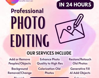 Professionell fotoredigering och restaurering: Borttagning av objekt, förbättring