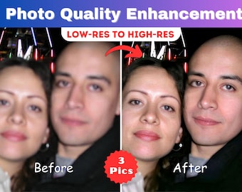 Photo Enhancement & Restoration: Fix Blurry Images, Upscale Resolution, Old Photo Enhance