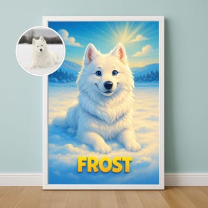 Custom Pet Portrait from Photo | Pet Memorial Gift | Dog & Cat Digital Wall Art | Personalized Pet Art for Pet Lovers