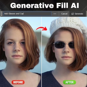 Benutzerdefinierte AI-Fotobearbeitung | Adobe Photoshop Generative Fill, Bildexpansion, Objekte hinzufügen / entfernen und Hintergrundverstärkung | Atemberaubende Optik