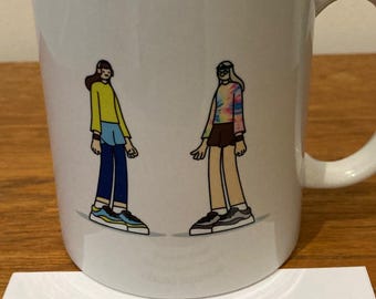 Funny mug design for runners and sports people - "I'm in a new age group"
