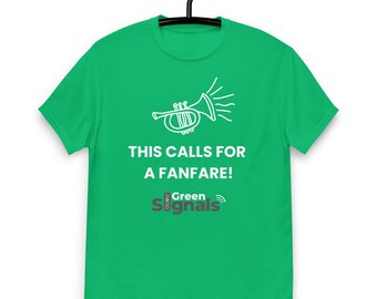 グリーンシグナルズ「ファンファーレ」グリーンクラシックTシャツ