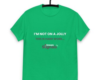 グリーンシグナルズ「オン・ア・ジョリー」グリーンクラシックTシャツ