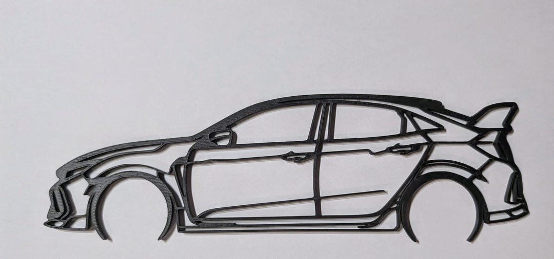 Type R Silohette Civic Type-r FK8 Picture Wall Silhouette - Etsy Australia