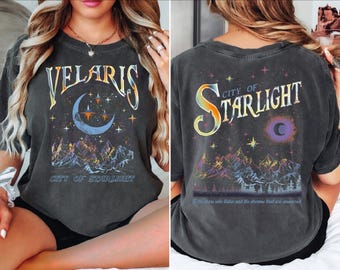 Comfort Colors Shirt, Velaris City Of Starlight Tee, City Of Starlight Shirt,ACOTAR Merch,Velaris Bookish T-Shirt, ARN12