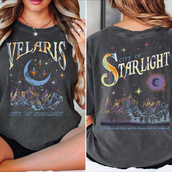 Comfort Colors Shirt, Velaris City Of Starlight Tee, City Of Starlight Shirt,ACOTAR Merch,Velaris Bookish T-Shirt, ARN12