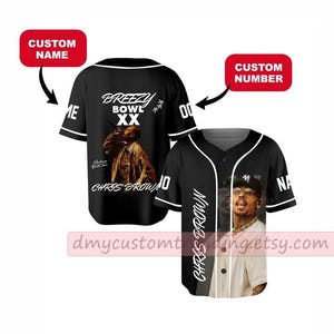 Chris Brown Breezy Bowl Baseball Jersey, Personalized Chris Brown Tour Jersey, Breezy Bowl XX 2025 Shirt, Chris Brown Shirt, Breezy Bowl Tee