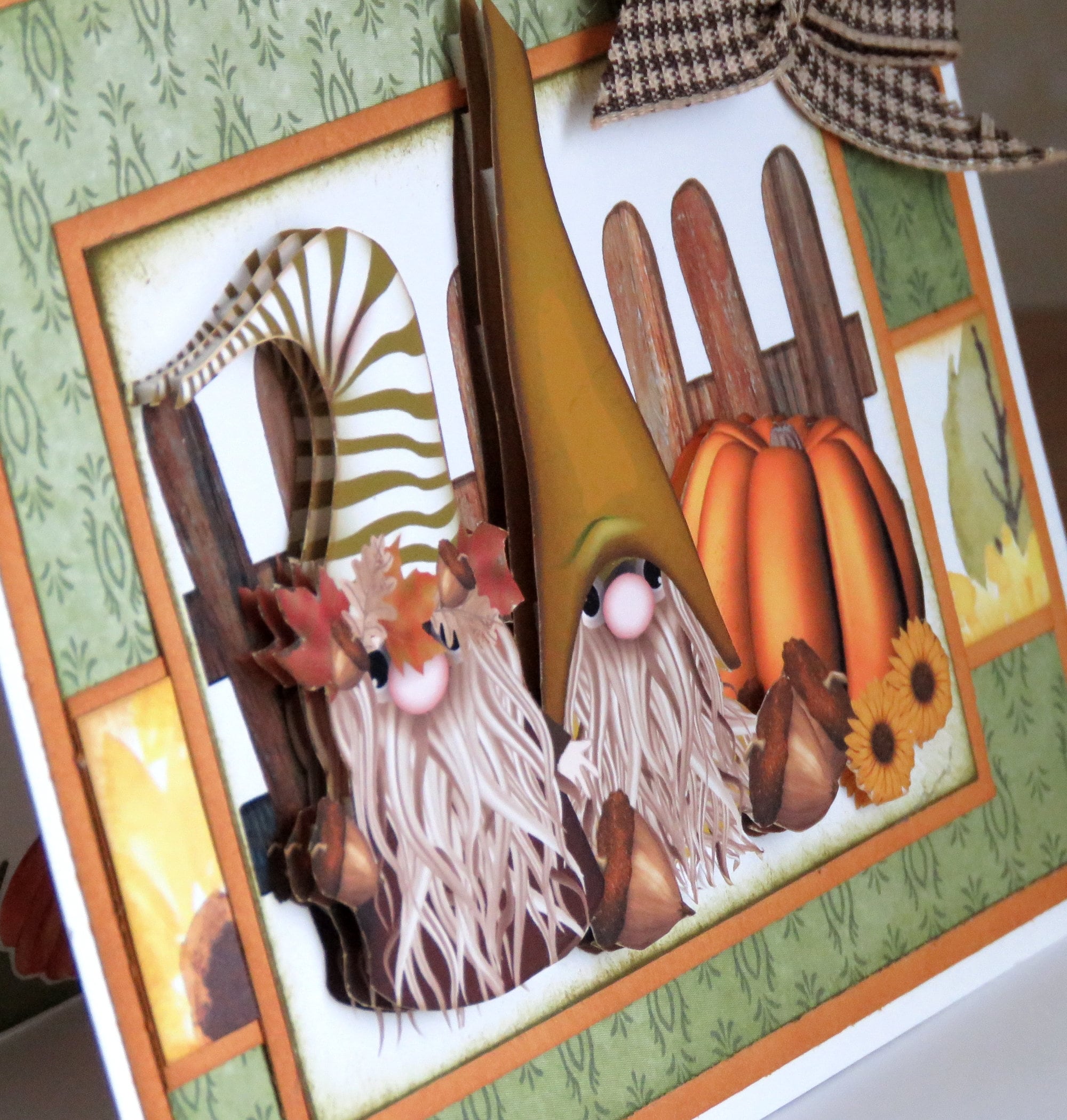 Fall Gnomes Card, Handmade Card, Autumn Greeting Card, All Occasion ...