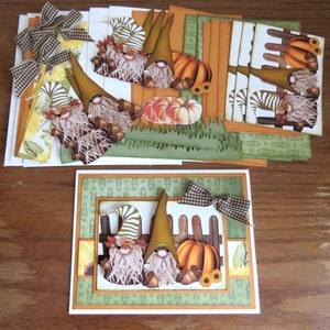 Kit de cartes bricolage, fait main, carte de voeux d'automne, carte toutes les occasions, carte d'anniversaire, je pense à vous, rétablissement, action de grâces