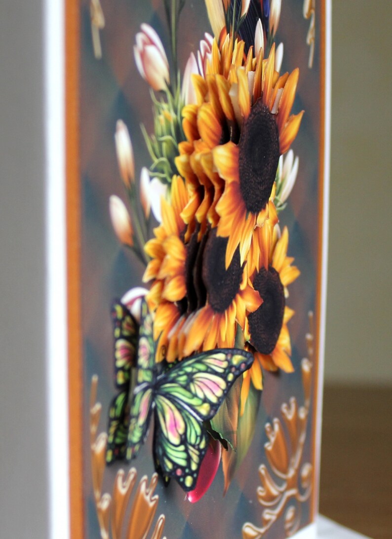 DIY Card Kit-sunflower Cards-all Occasion Card Kit-birthday - Etsy