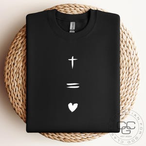 Christian unisex hoodie – perfect christelijk cadeau-idee voor stel – christelijk sweatshirt met capuchon – Faith Apparel hoodie – shirt bijbelvers