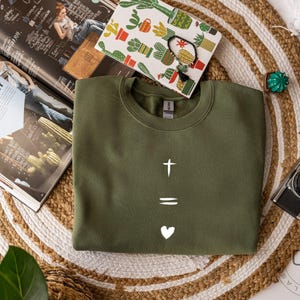 Christian unisex hoodie – perfect christelijk cadeau-idee voor stel – christelijk sweatshirt met capuchon – Faith Apparel hoodie – shirt bijbelvers