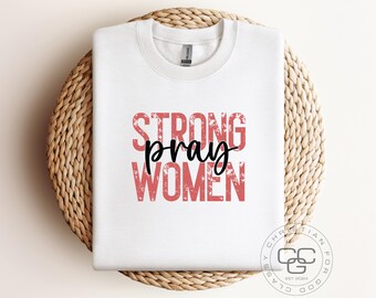 Sudadera con capucha para mujeres fuertes, sudadera cristiana para hombres, sudadera con capucha religiosa, ropa religiosa, regalos religiosos para hombres y mujeres