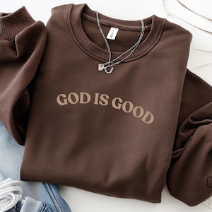 GOD is Good T-shirt – perfect christelijk cadeau-idee voor stel – christelijk sweatshirt met capuchon – Faith Apparel-hoodie – shirt bijbelvers