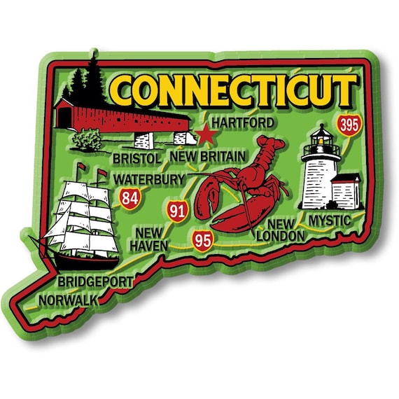 Original U.S. State Magnet Set By Classic Magnets,  Produktbild-Vorschau 1