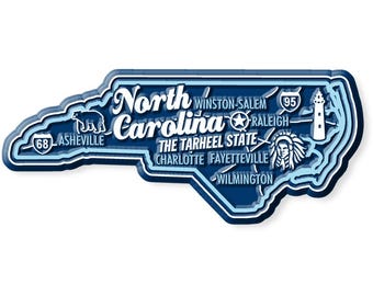 North Carolina - NC Premium State Magnet Collectible Souvenir Made in the USA