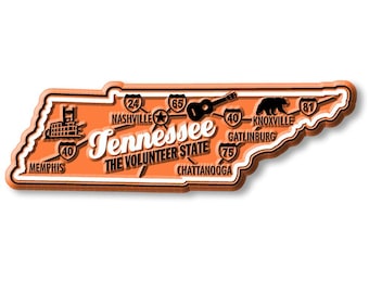 Tennessee - TN Premium State Magnet Collectible Souvenir Made in the USA