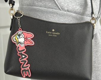 Chaveiro personalizado da Margarida, etiqueta para mochila da Disney, lembrancinha de festa