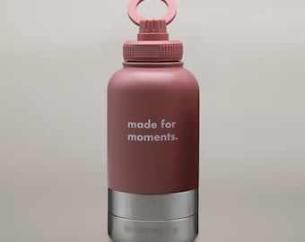 3-in-1 Hundereise-Wasserflasche: Edelstahl-, Futter- und Wassernäpfe