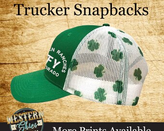 Printed Mesh Trucker Snapbacks - Add your logo or brand